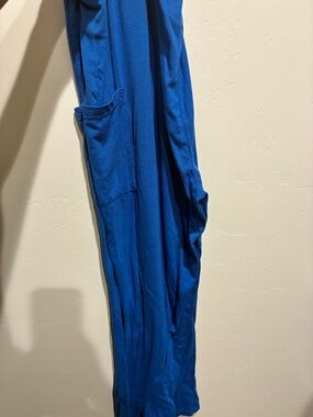 Amazon Wide Leg Jumpsuit in Bright Blue